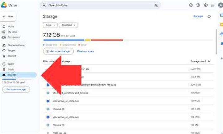 How do I clean up my Gmail storage?