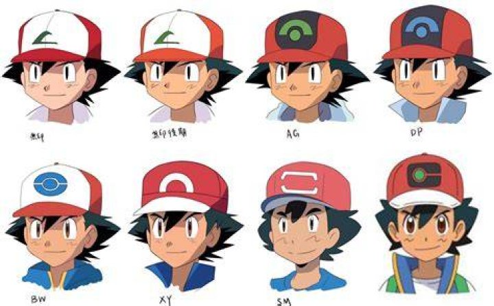 Why did Ash change his hat?